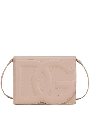Dg logo leather crossbody bag
