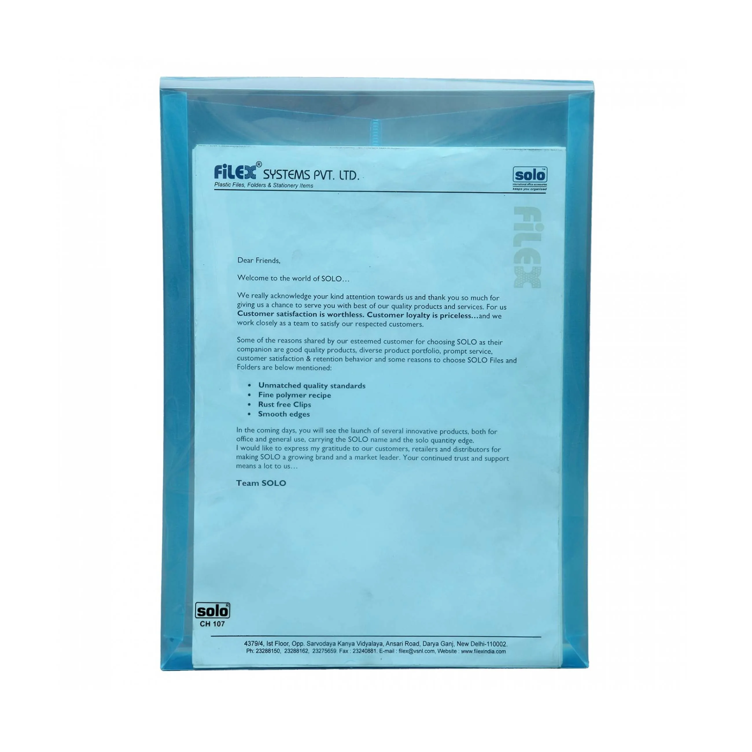 Document Bag - A4 (CH107), Pack of 10