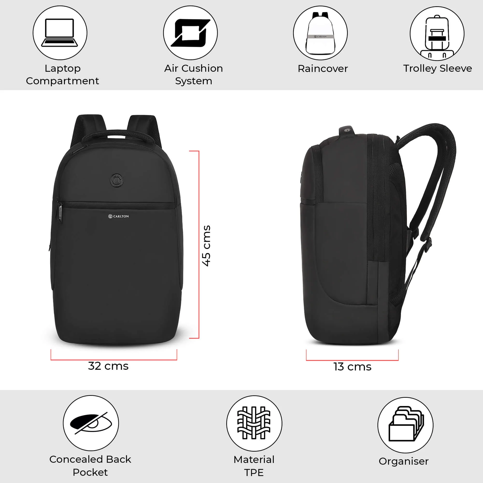 Dorset Laptop backpack