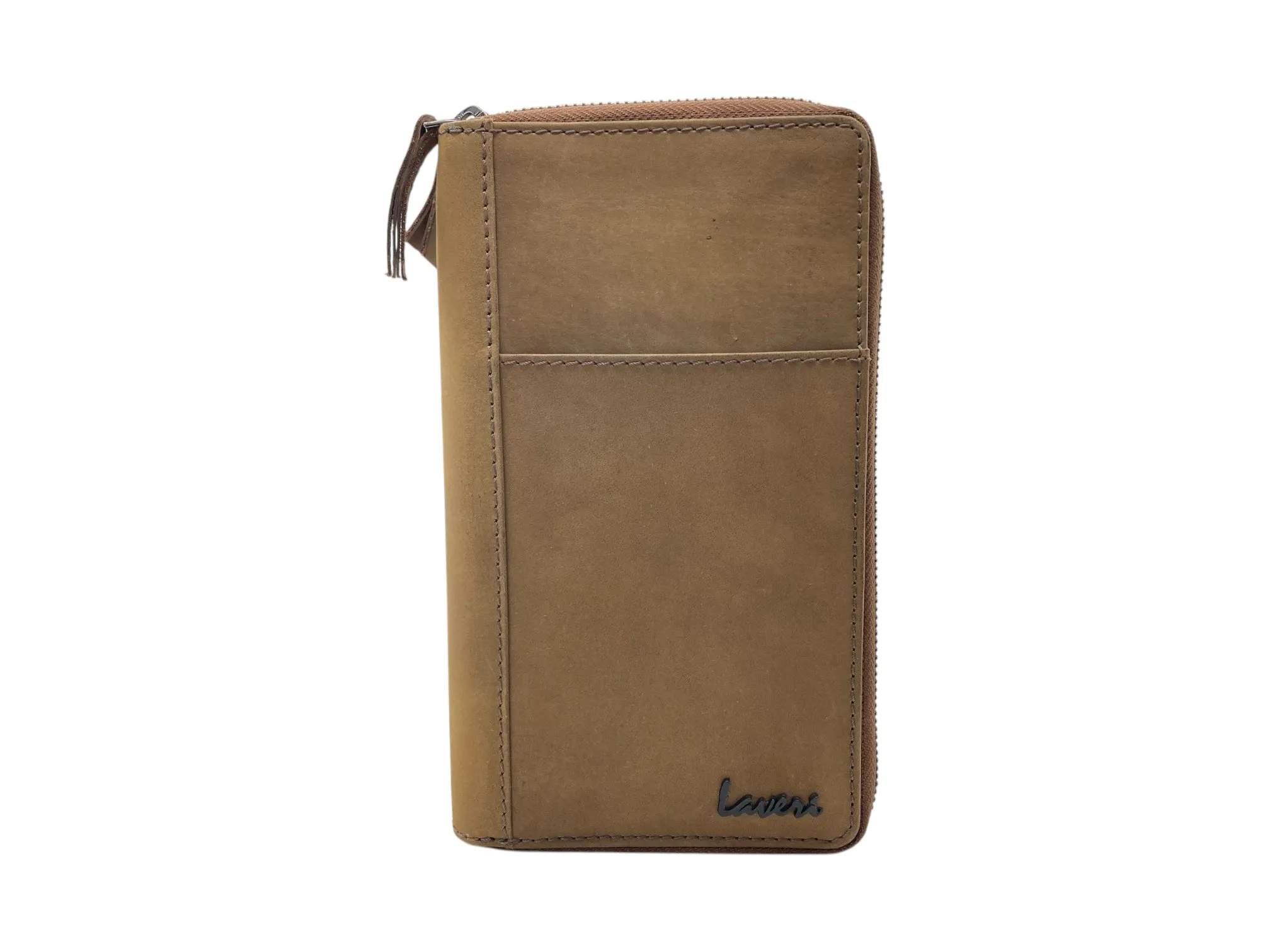 Double  Zip Family Passport  Holder &  Long Card Wallet  RFID Protection # 4645