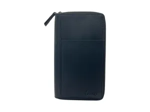 Double  Zip Family Passport  Holder &  Long Card Wallet  RFID Protection # 4645