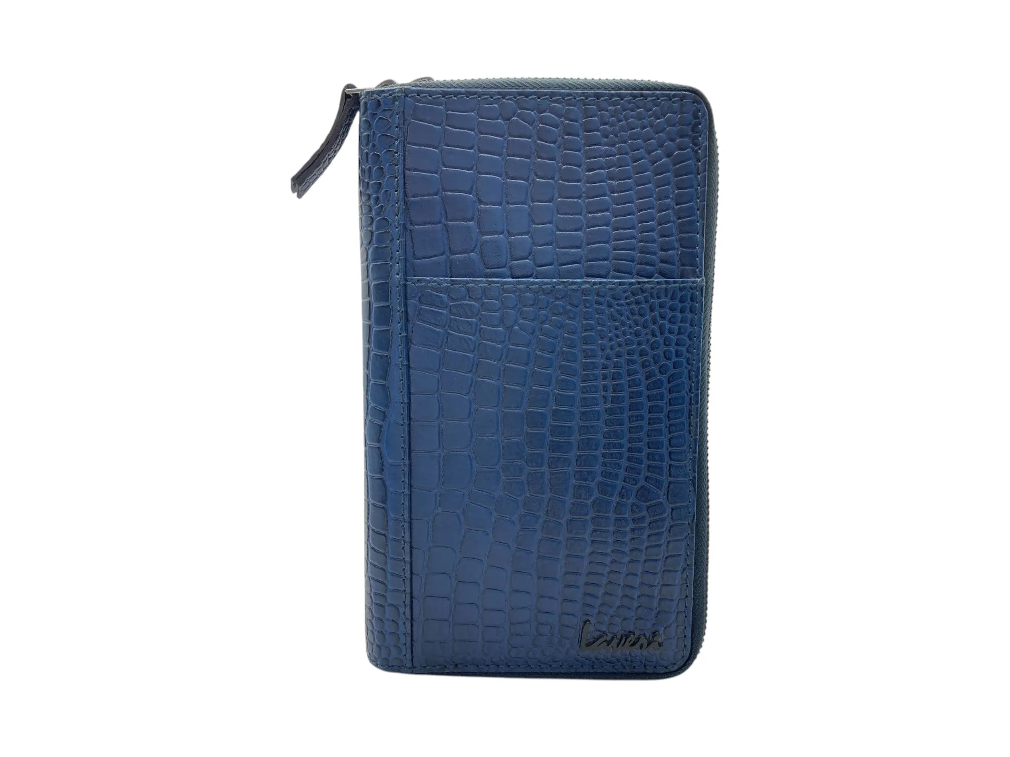 Double  Zip Family Passport  Holder &  Long Card Wallet  RFID Protection # 4645