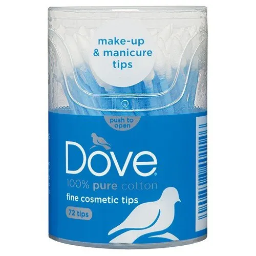 Dove Cotton Wool Roll Cosmetic Tips 72 Pack