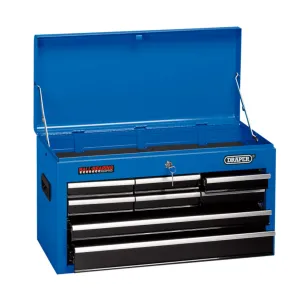 Draper 8 Drawer Topchest with Ball Bearing Slides - Blue - EX-D