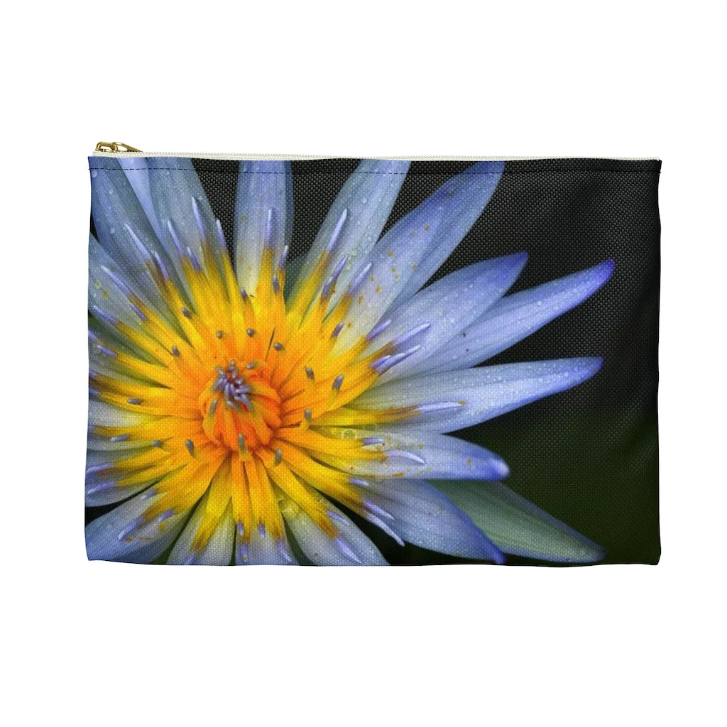 Electric Waterlily Zippered Accessory Bag (FWS) Made in the USA