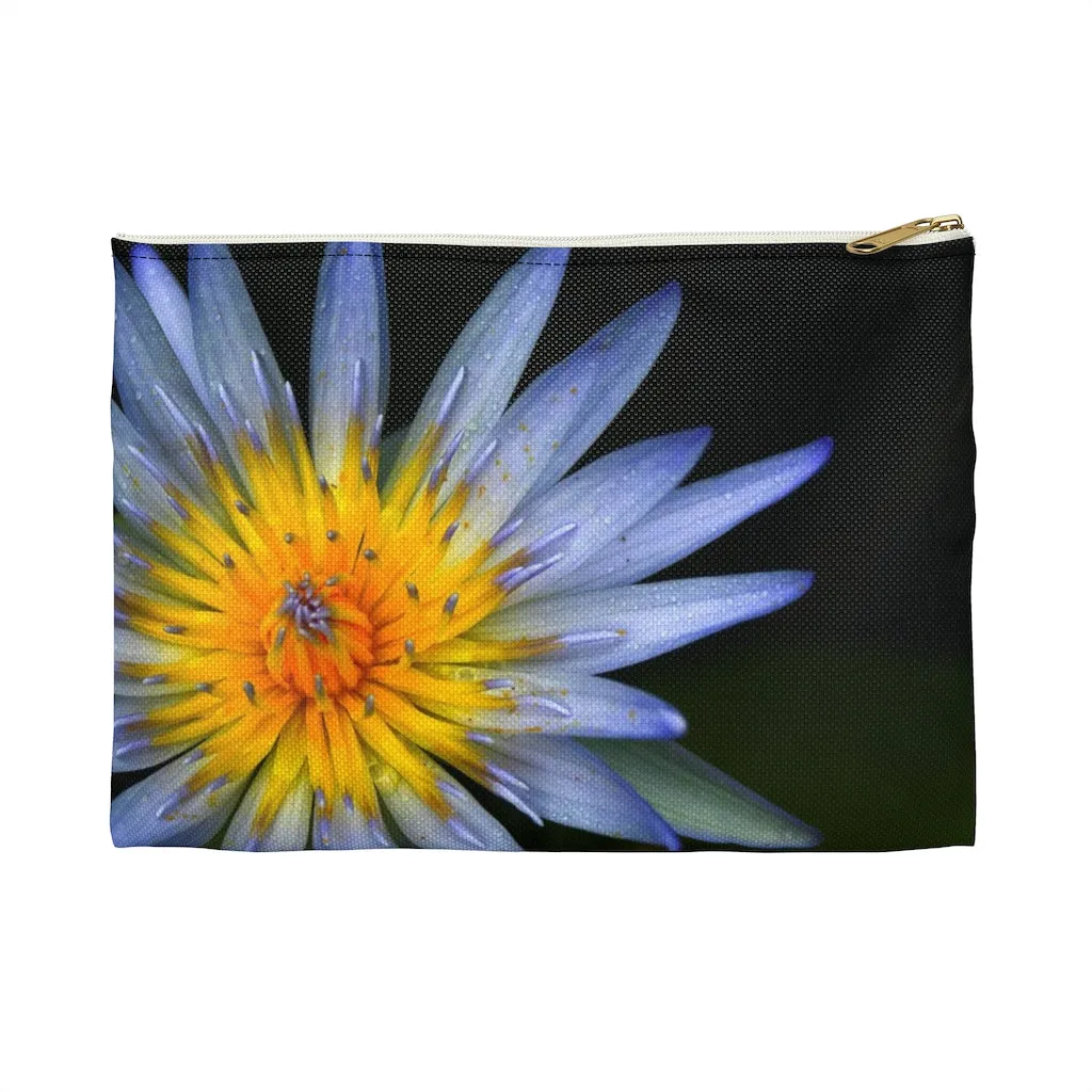 Electric Waterlily Zippered Accessory Bag (FWS) Made in the USA