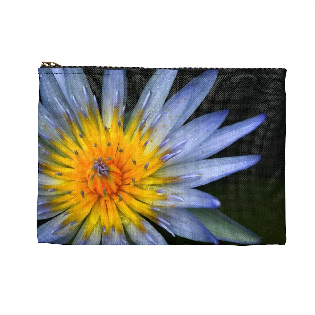 Electric Waterlily Zippered Accessory Bag (FWS) Made in the USA