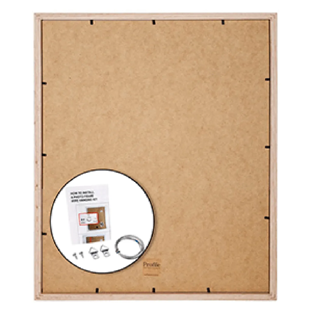 Elegant Polar Birch Timber A4 Picture Frame