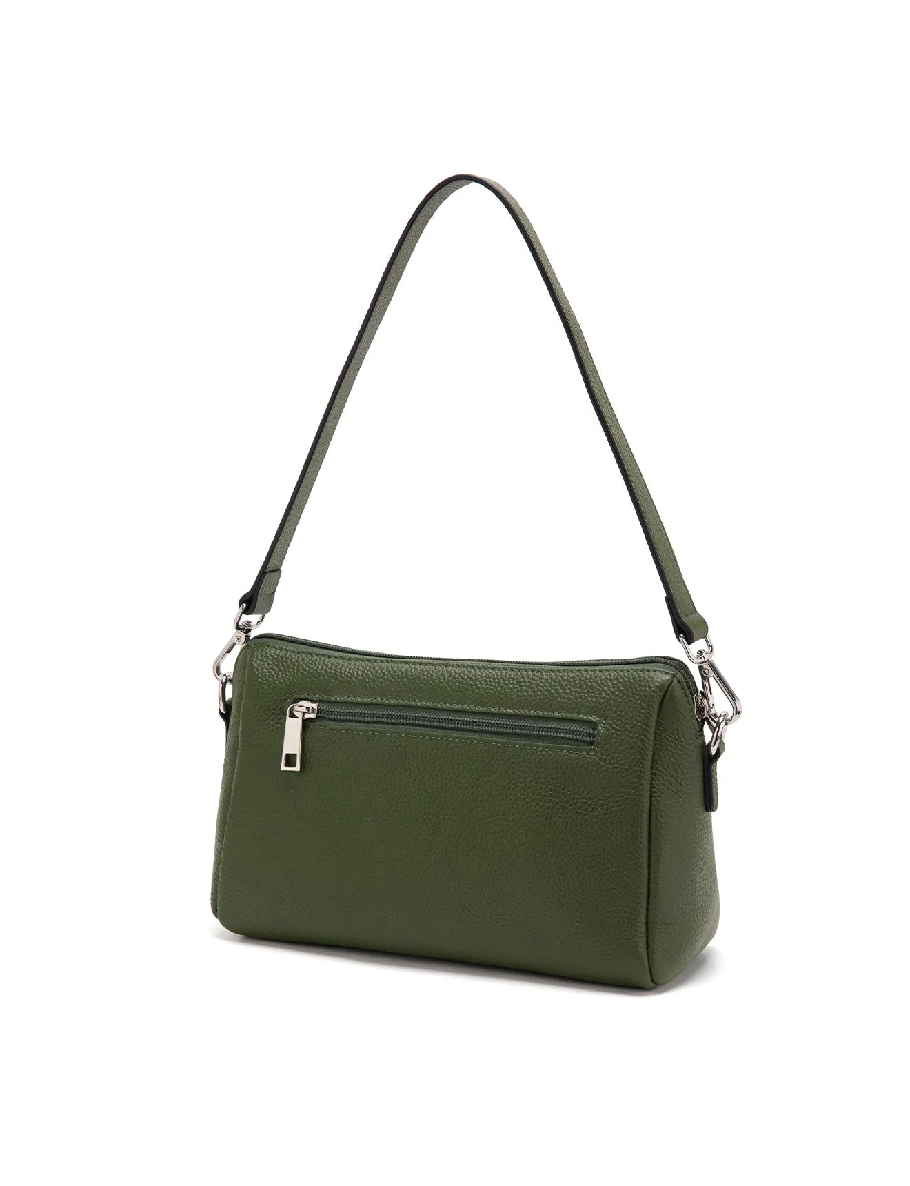 ELLA LEATHER XBODY BAG- E1-0843-OLIVE- NEW IN