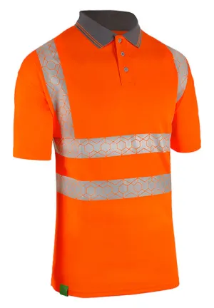 ENVIROWEAR HI-VIS POLO SHIRT SHORT SLEEVE