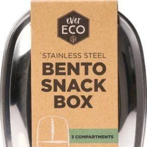 Ever Eco Stainless-Steel Bento Snack Box - 3 Compartments