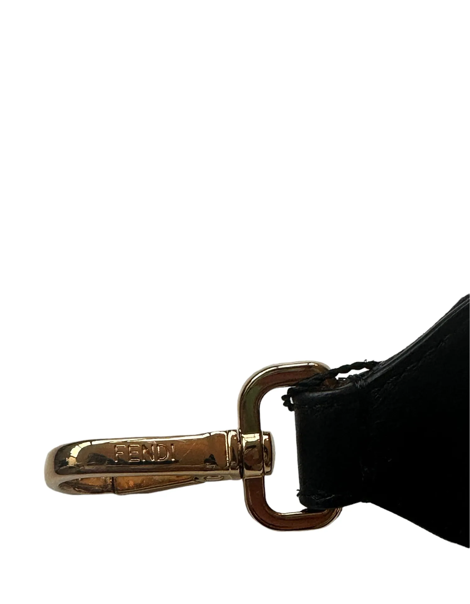 Fendi Brown Zucca Monogram Textured Velvet Strap You