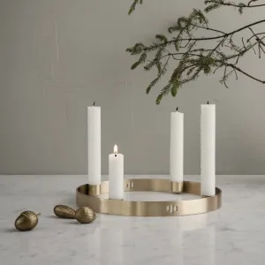Ferm Living Brass Candle Holder Circle