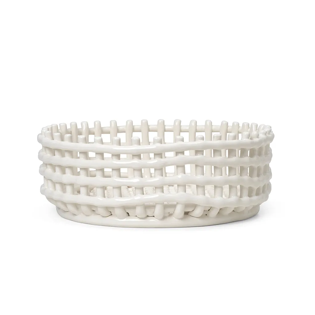 Ferm Living Ceramic Centrepiece - Off White