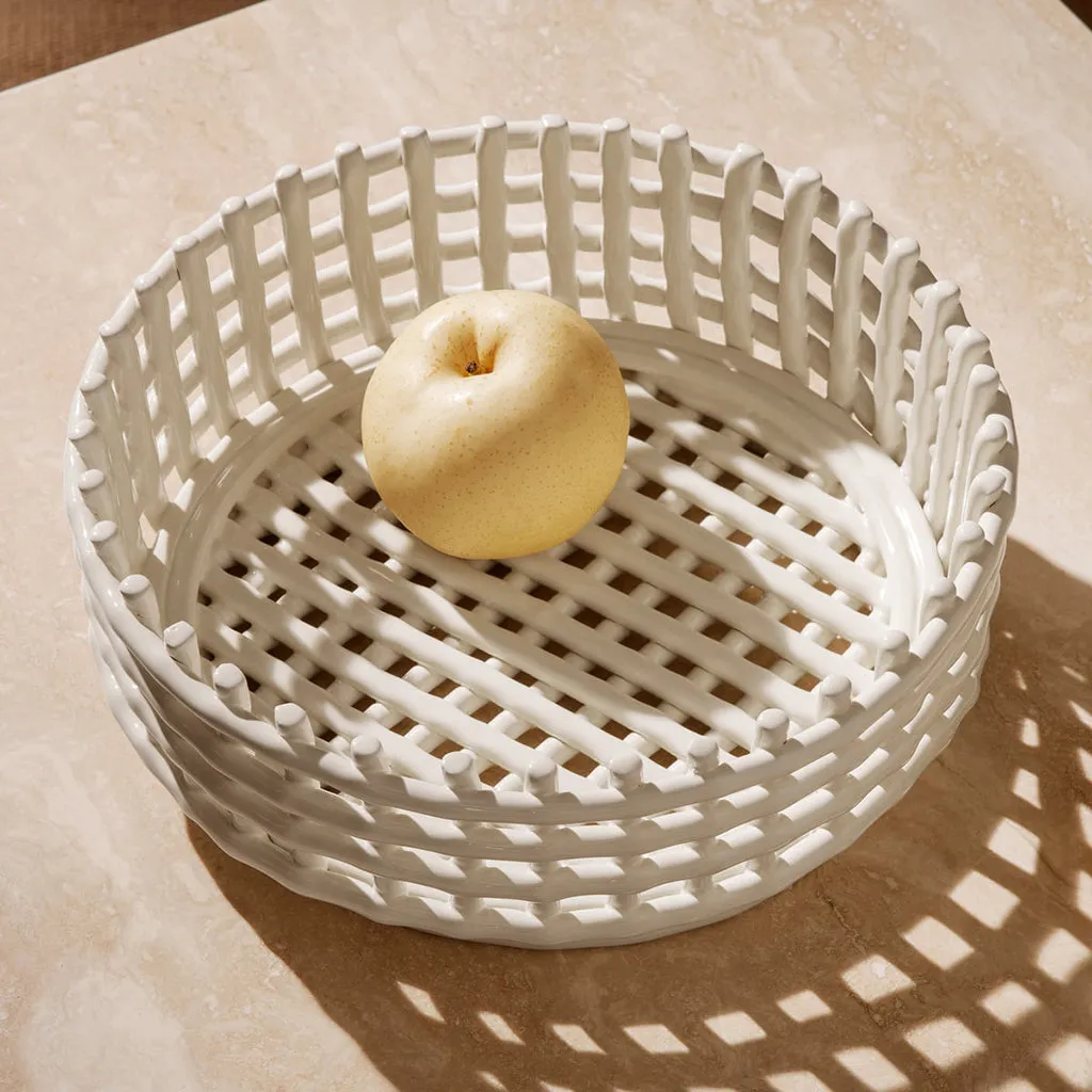 Ferm Living Ceramic Centrepiece - Off White