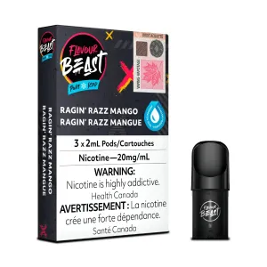 Flavour Beast Pods - Ragin' Razz Mango
