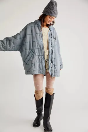 Free People - Dolman Quilted Knit Jacket