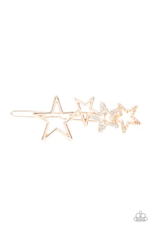 From STAR To Finish - Gold Hair Clip