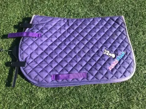 funky filly purple numnah pony size FREE POSTAGE