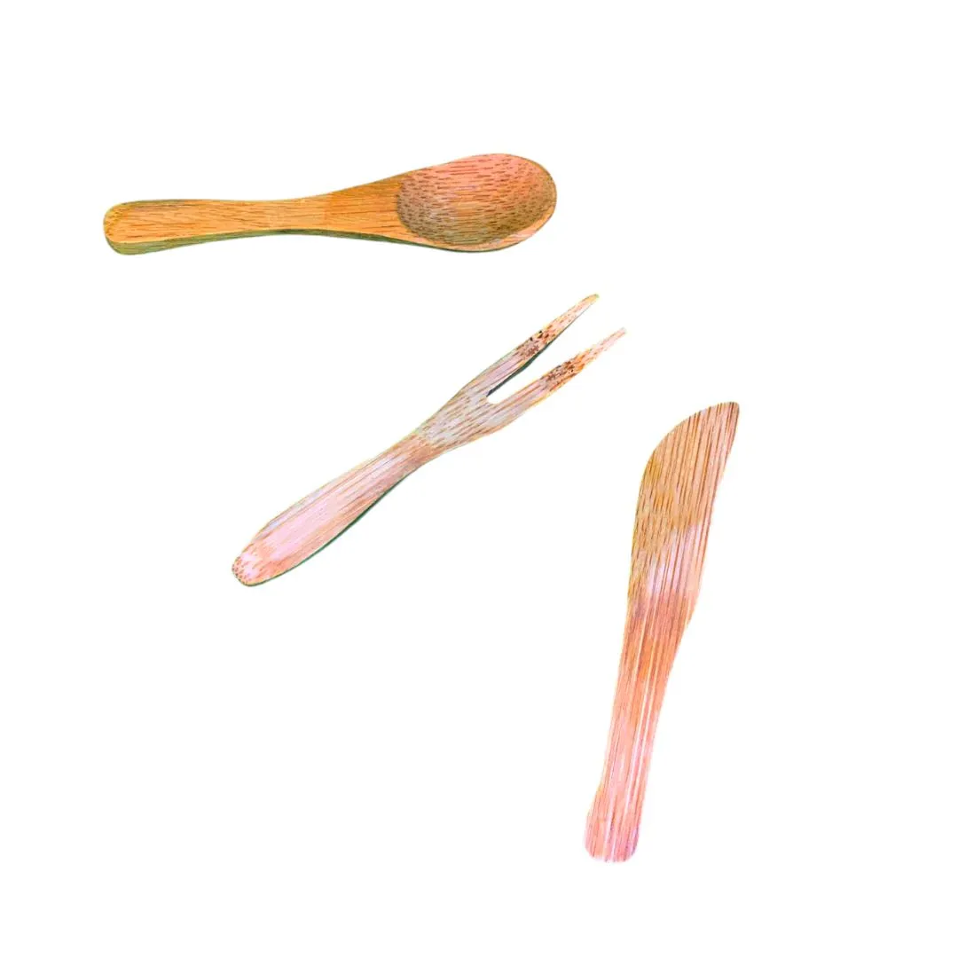 Fused Plastic "Bring-Your-Own" Slide Pouch and Cutlery Sets