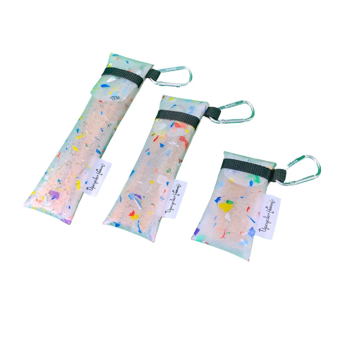 Fused Plastic "Bring-Your-Own" Slide Pouch and Cutlery Sets