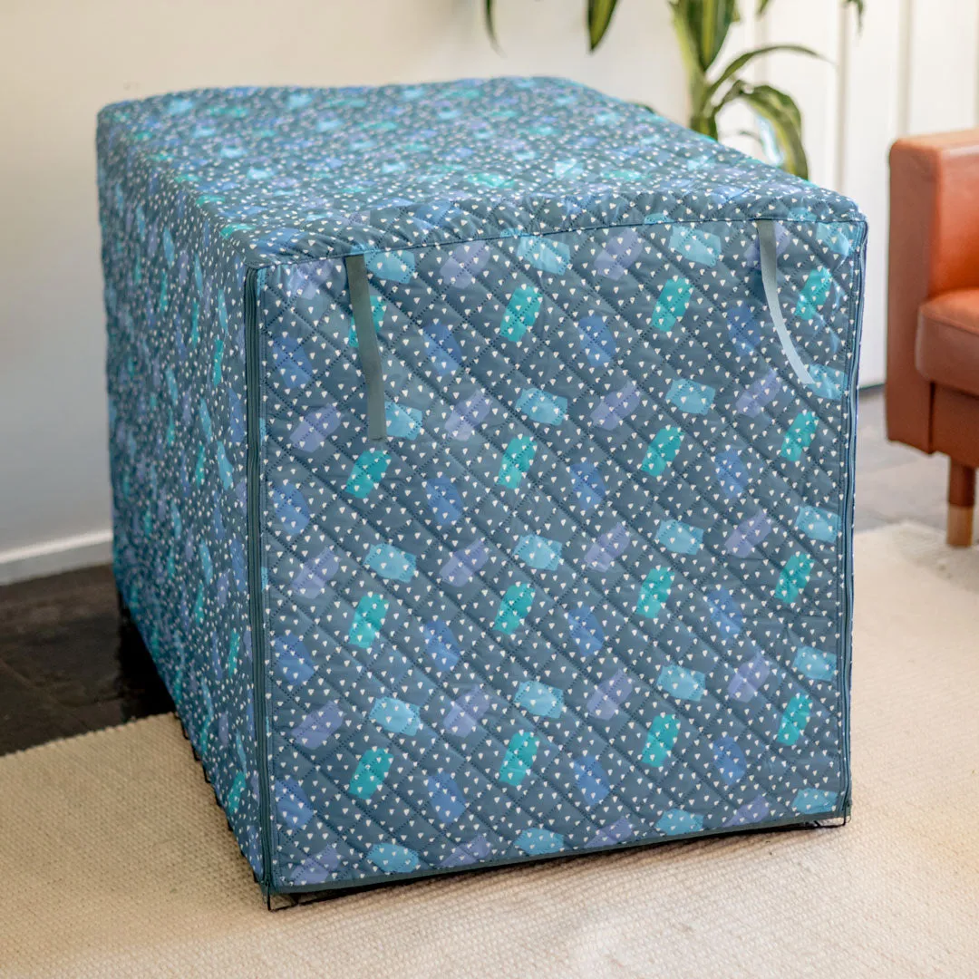 Geo Quilted Crate Cover