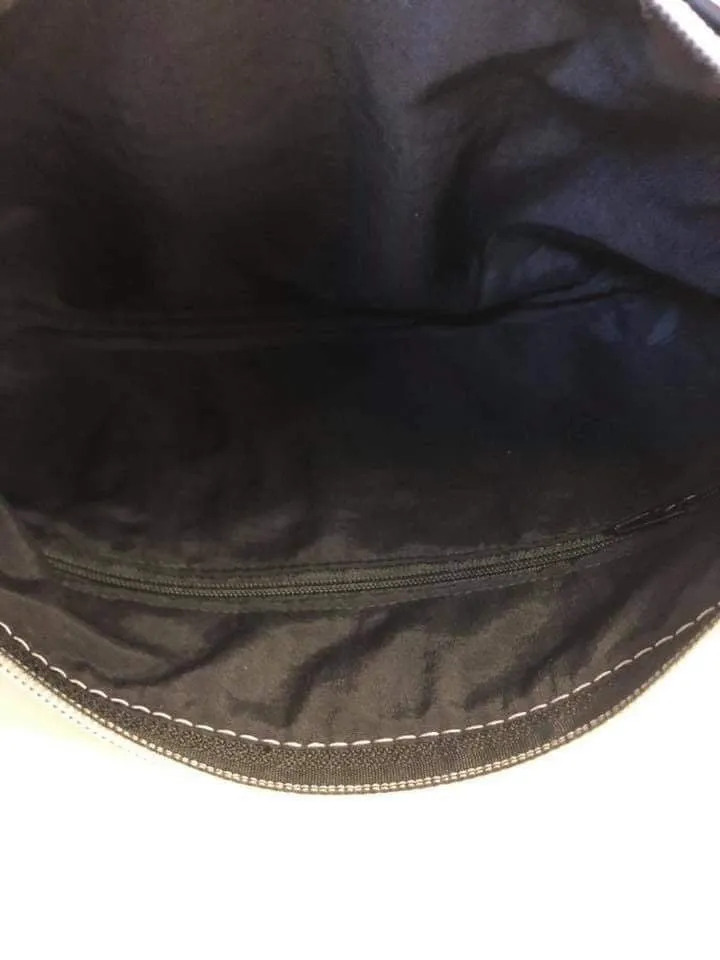 Gertrude Grab & Go Embroidered leather pouch - Custom Order