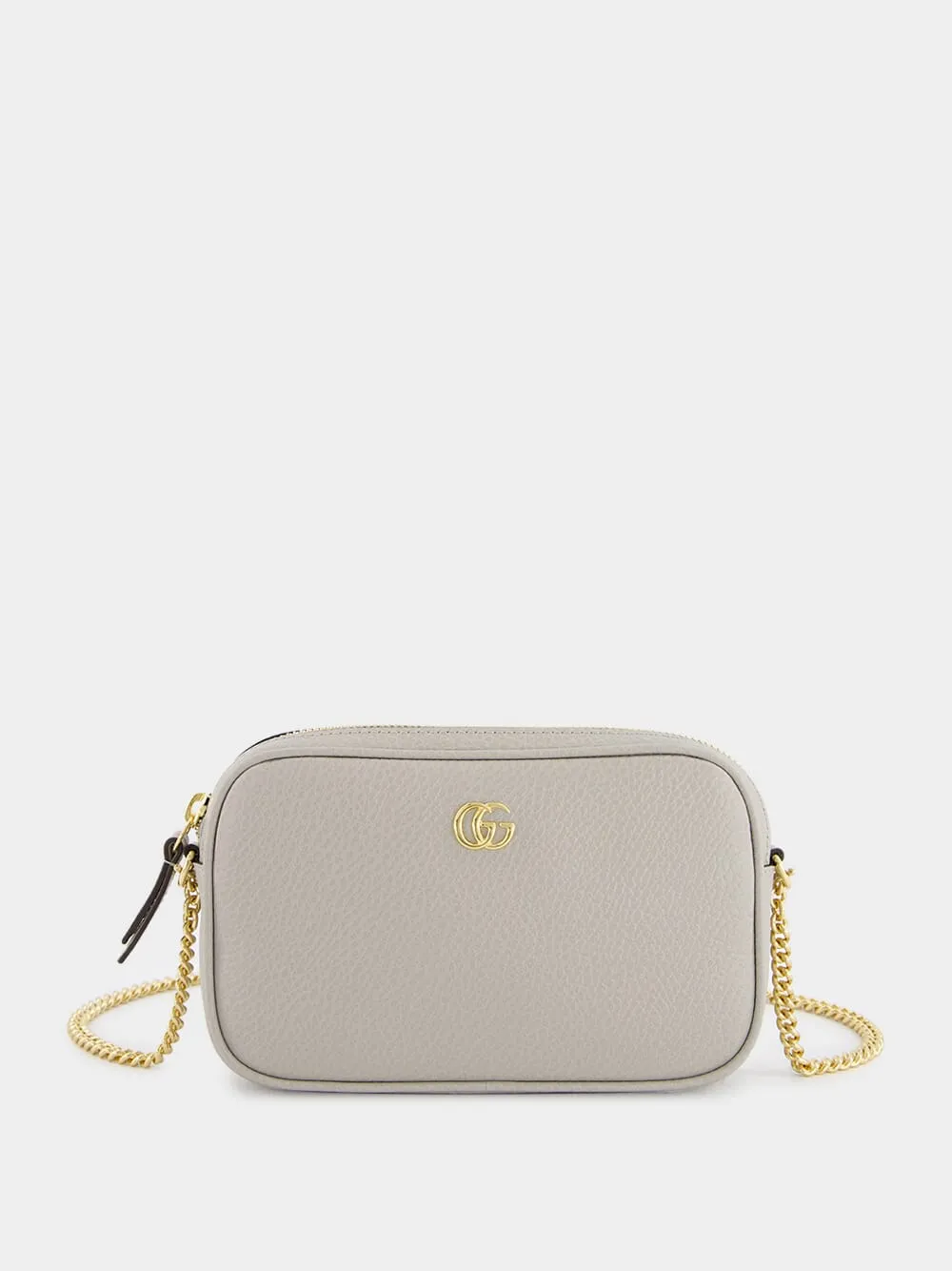 GG Marmont Mini Grey Shoulder Bag