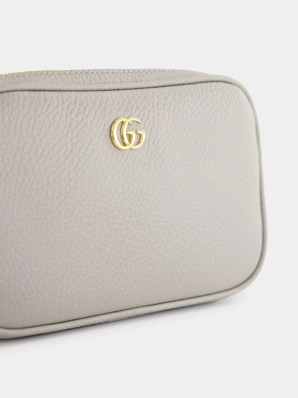 GG Marmont Mini Grey Shoulder Bag