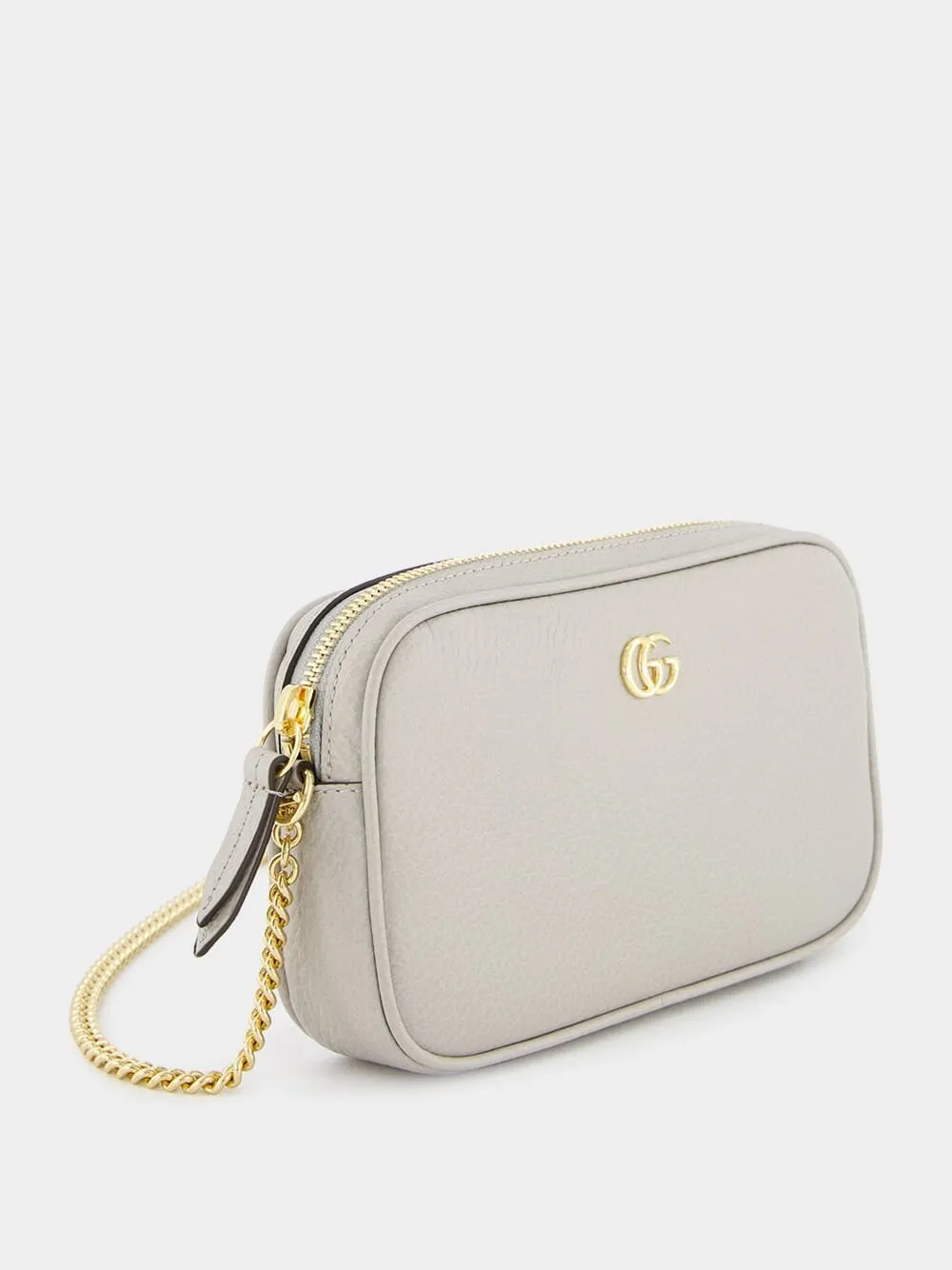 GG Marmont Mini Grey Shoulder Bag