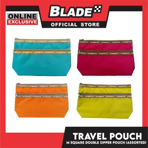 Gifts Msquare Travel Pouch 20 x 6 x 15cm (Assorted Color and Designs)