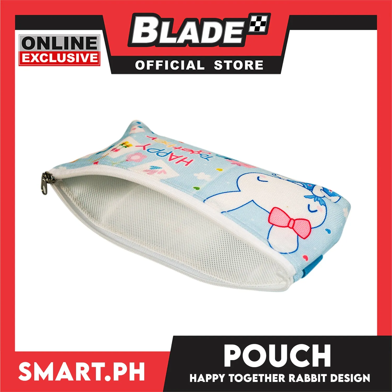 Gifts Pencil Pouch Happy Together Happy Together With Rabbit Design POP044