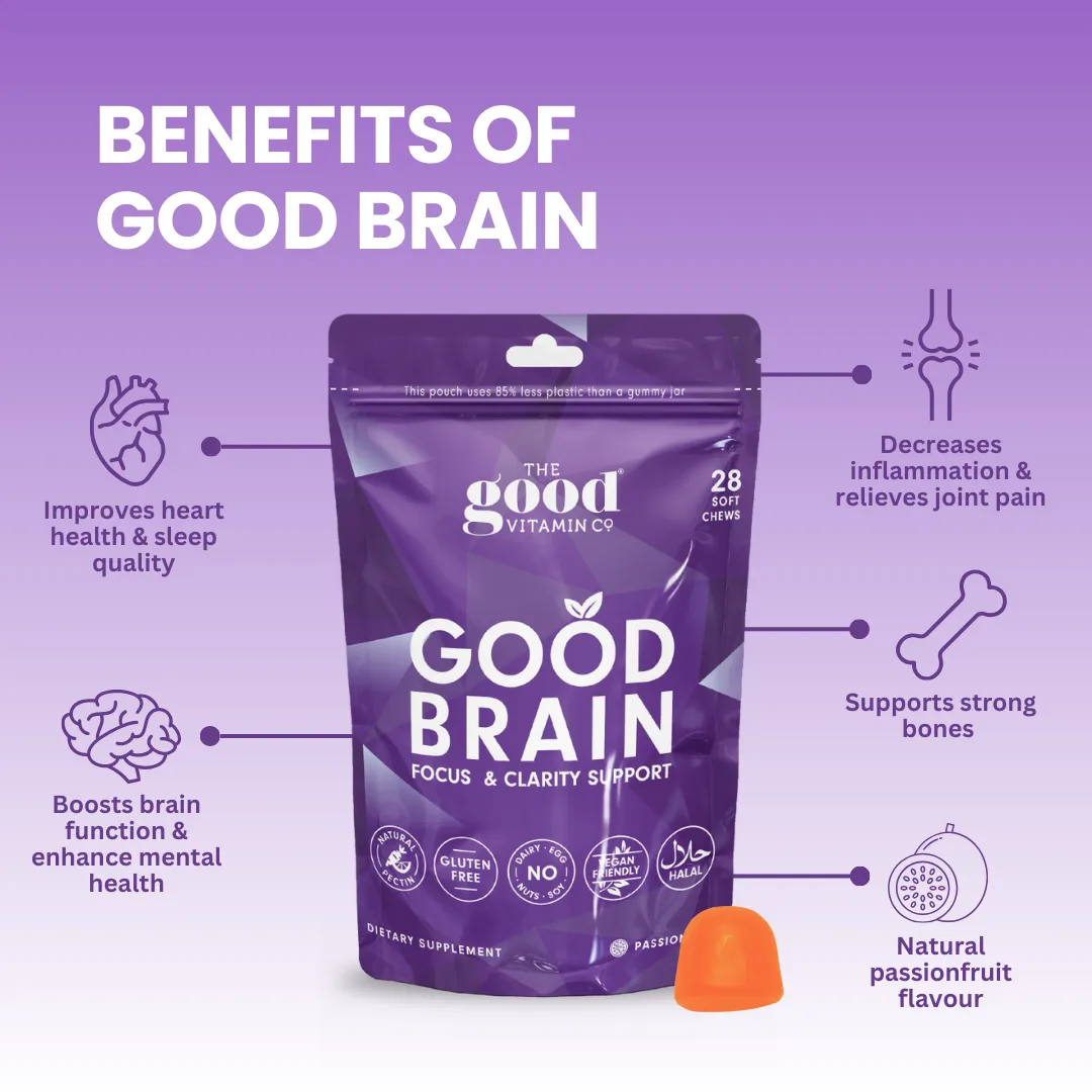 Good Vitamin Gummies Good Brain Pouch 28s