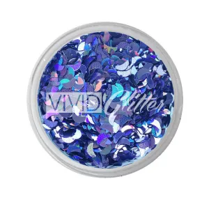 Grape Crescent Glitter