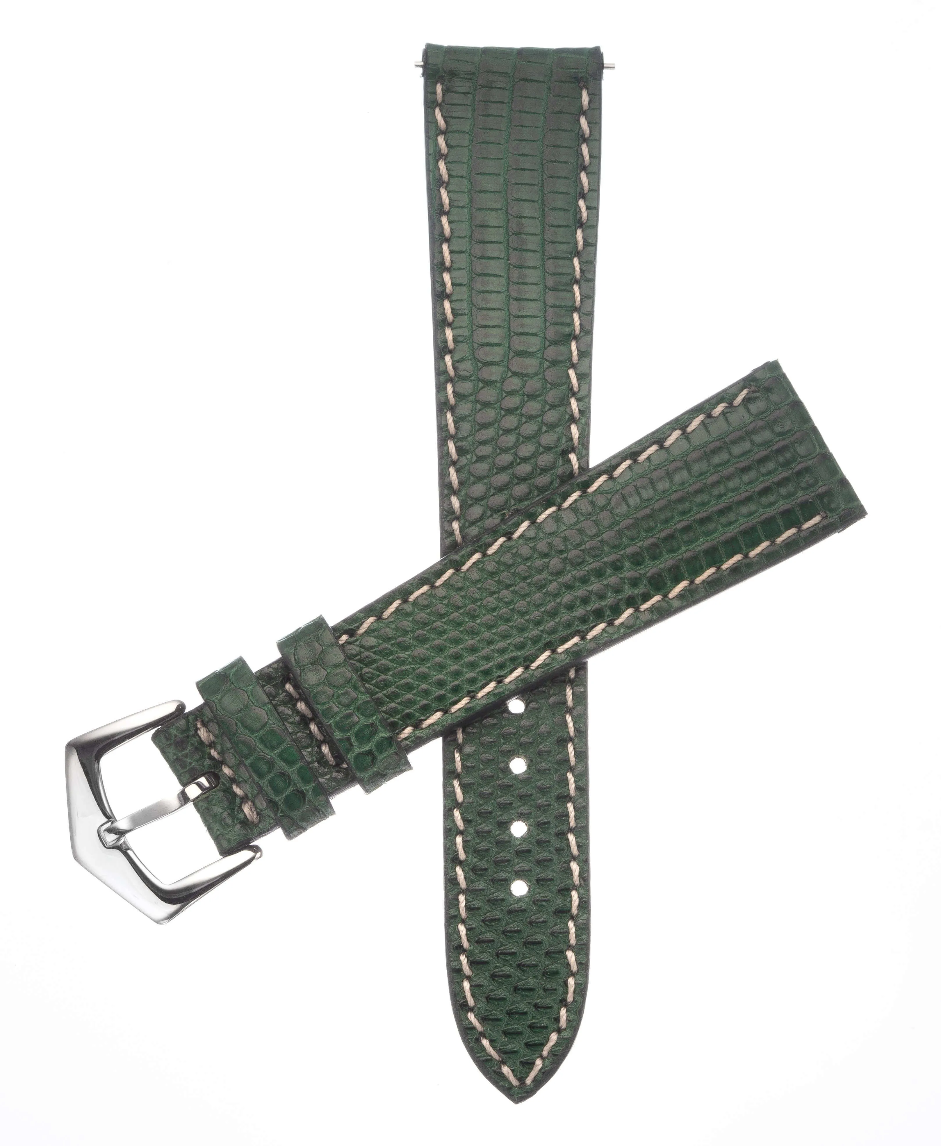 Green Lizard Apple Watch Leather Band  | Watch Bands