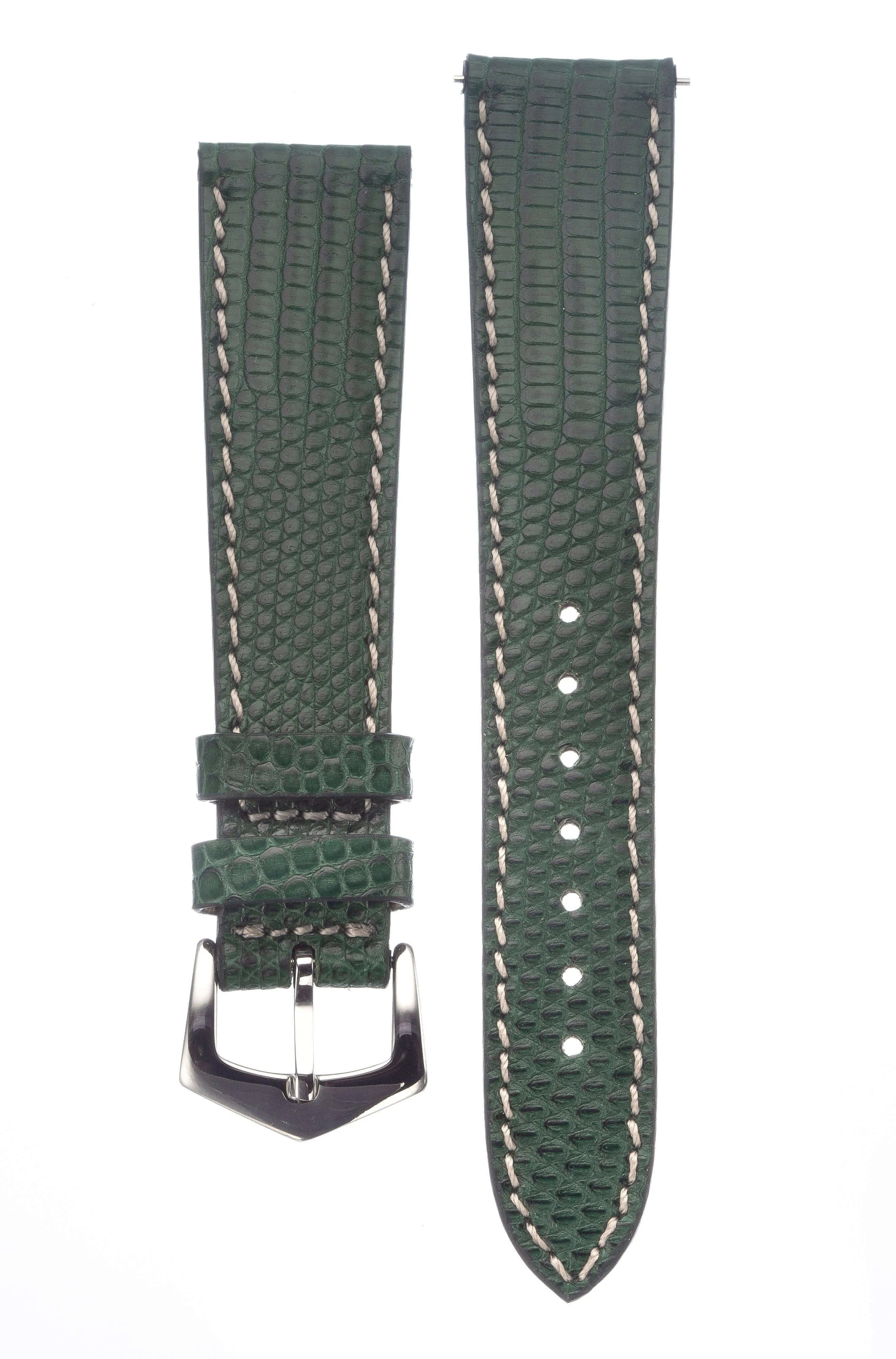 Green Lizard Apple Watch Leather Band  | Watch Bands