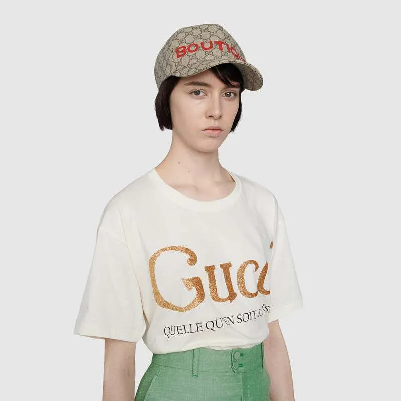Gucci Interlocking GG Supreme Baseball Hat