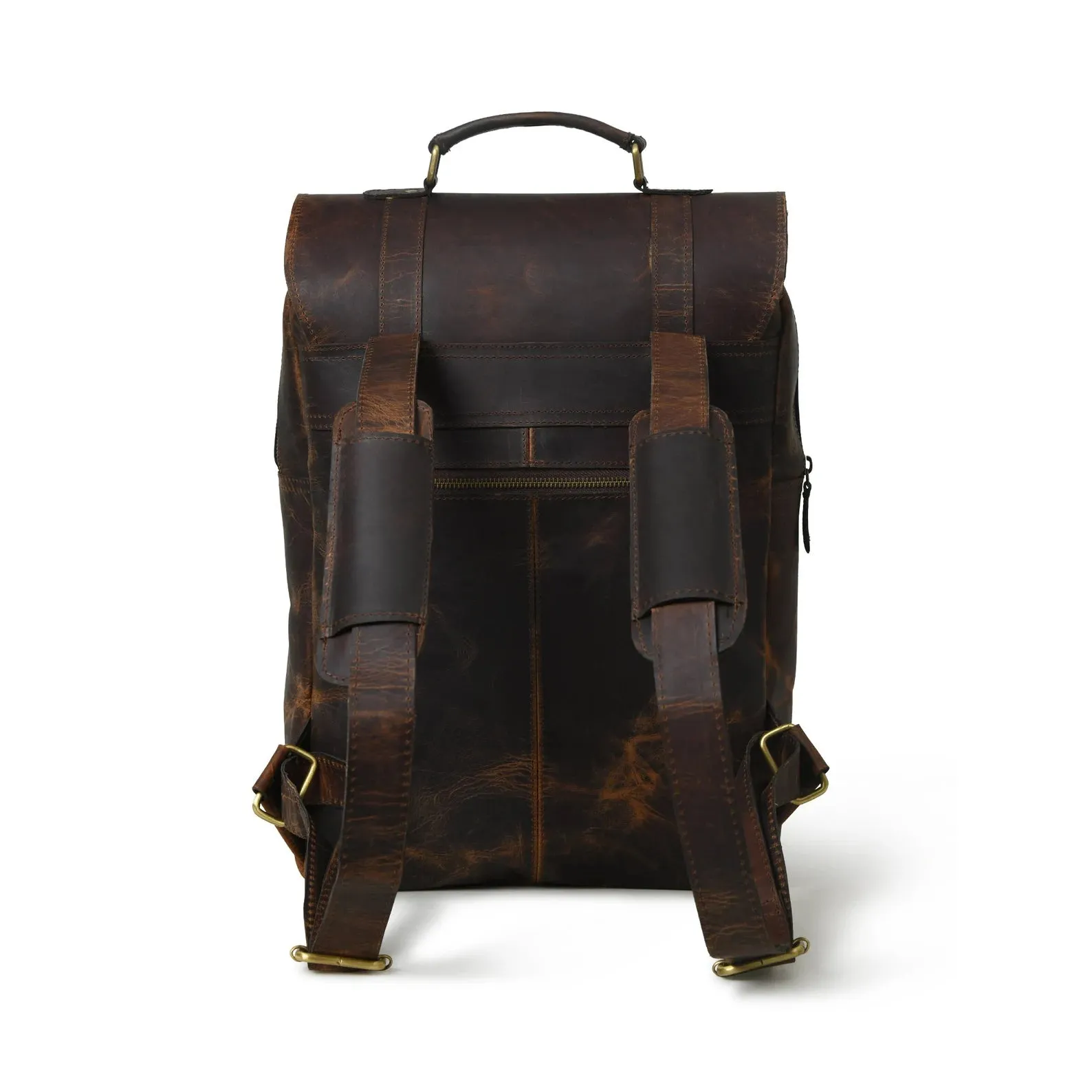 Handcrafted Leather Backpack for Men & Women