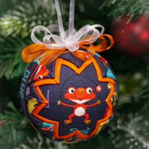 Handmade Heirloom Quilted Fisher-Price Baby Ornament
