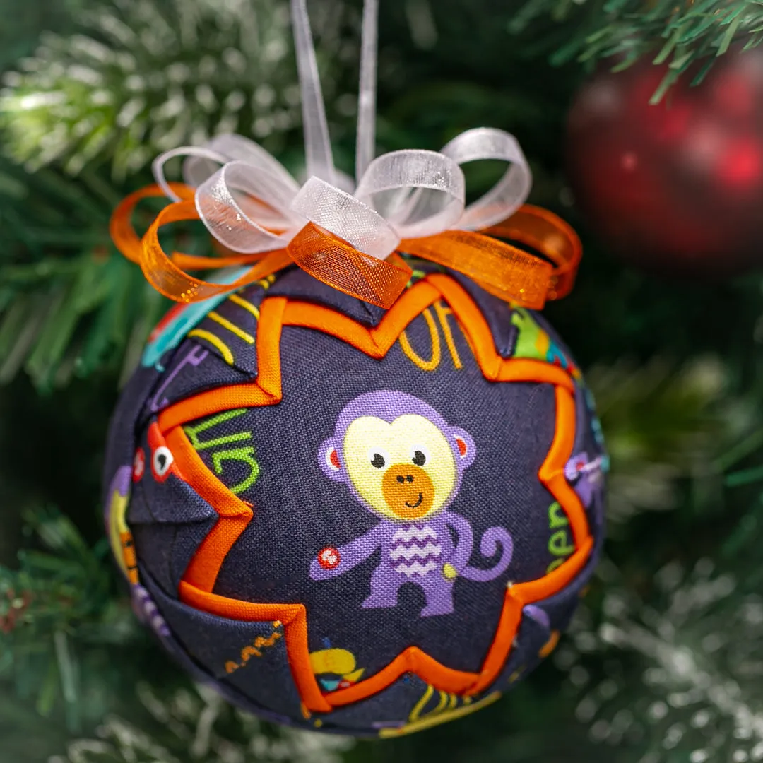 Handmade Heirloom Quilted Fisher-Price Baby Ornament