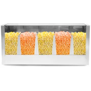 HAXRO Counter Display Popcorn Warmer 150cm Automatic - 5 Compartments