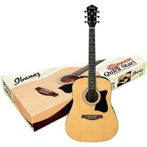 Ibanez IJV50 Acoustic Guitar Jampack