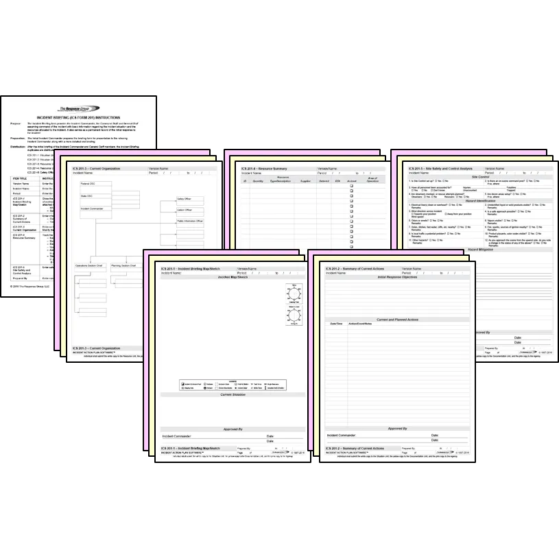 ICS 201 Form Notepad