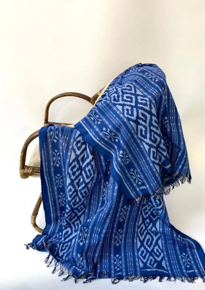 IKAT BLANKET - COBOLT