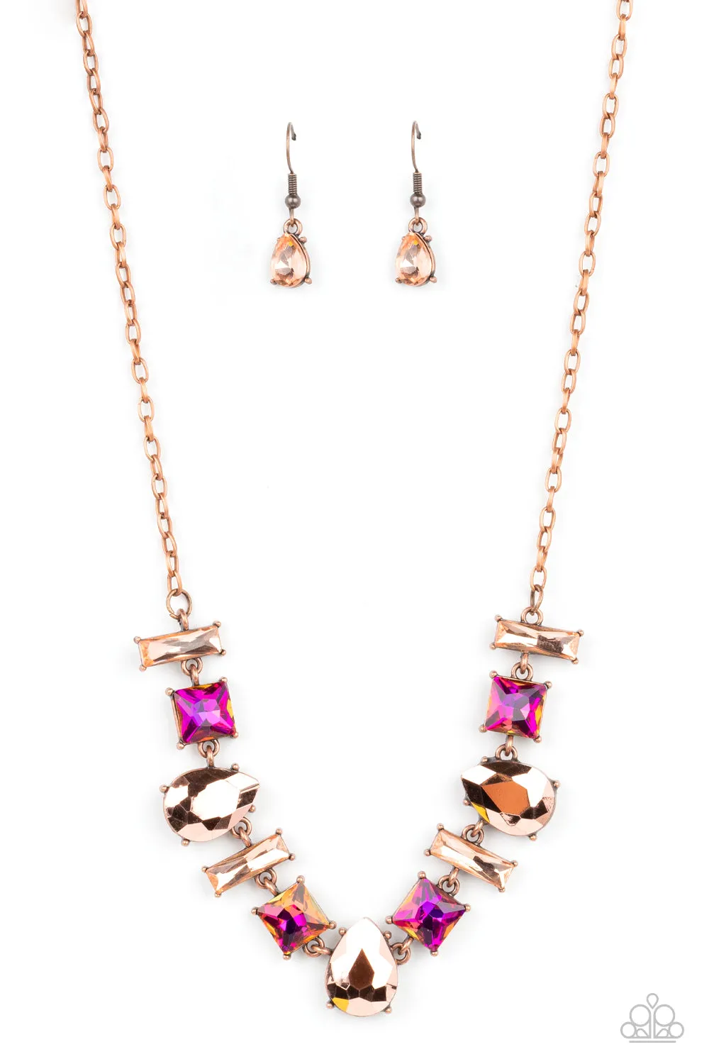 Interstellar Ice - Copper Necklace
