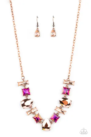 Interstellar Ice - Copper Necklace