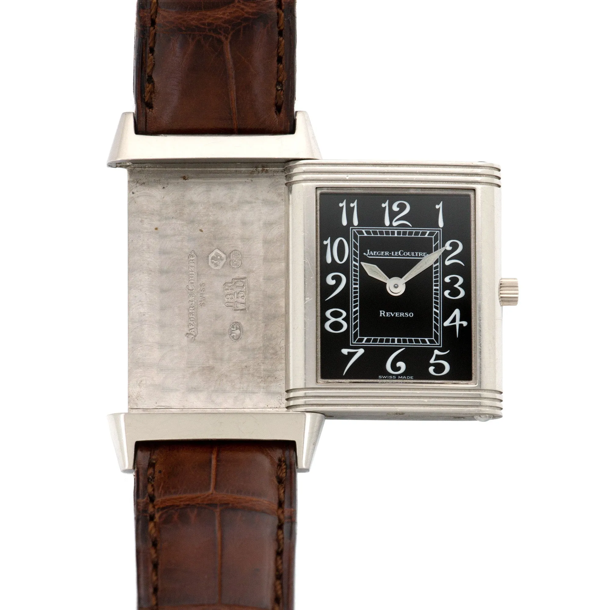 Jaeger Lecoultre White Gold Reverso Watch