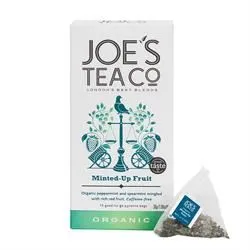 Joes Tea Company | Minted-Up Fruit - 15 biodegradable pyramid bags | 15bag