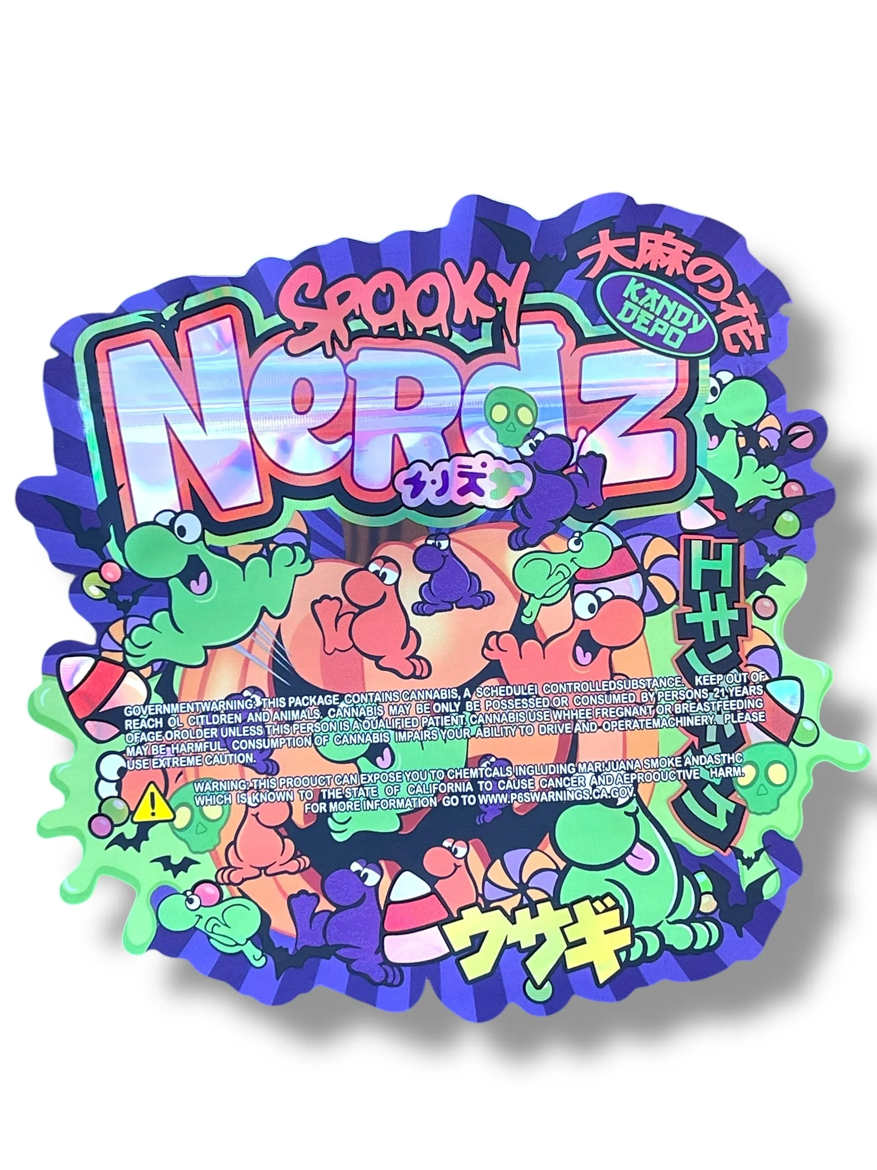 Kandy Depo Spooky Nerdz Mylar Bag 3.5 Grams