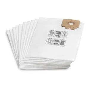 KARCHER FILTER BAGS FLEECE CV 30/1, CV 38/1, CV 38/2, CV 48/2 10 PCS.
